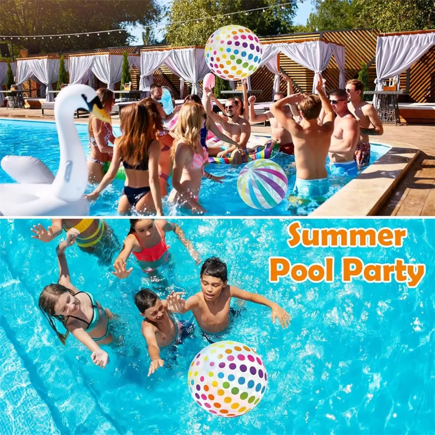 The Ball Depot beach ball: 1pcs 15.35Inch/40CM Inflatable Beach Ball