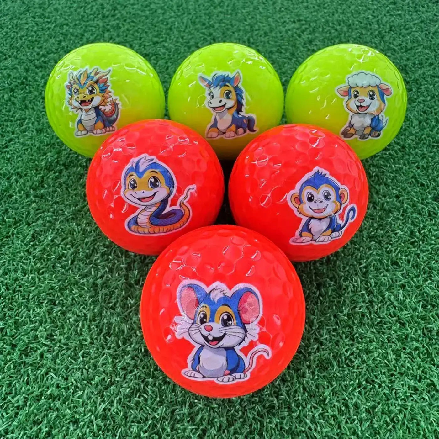 The Ball Depot zodiac golf ball: 2 Piece Zodiac Chinese Golf Ball