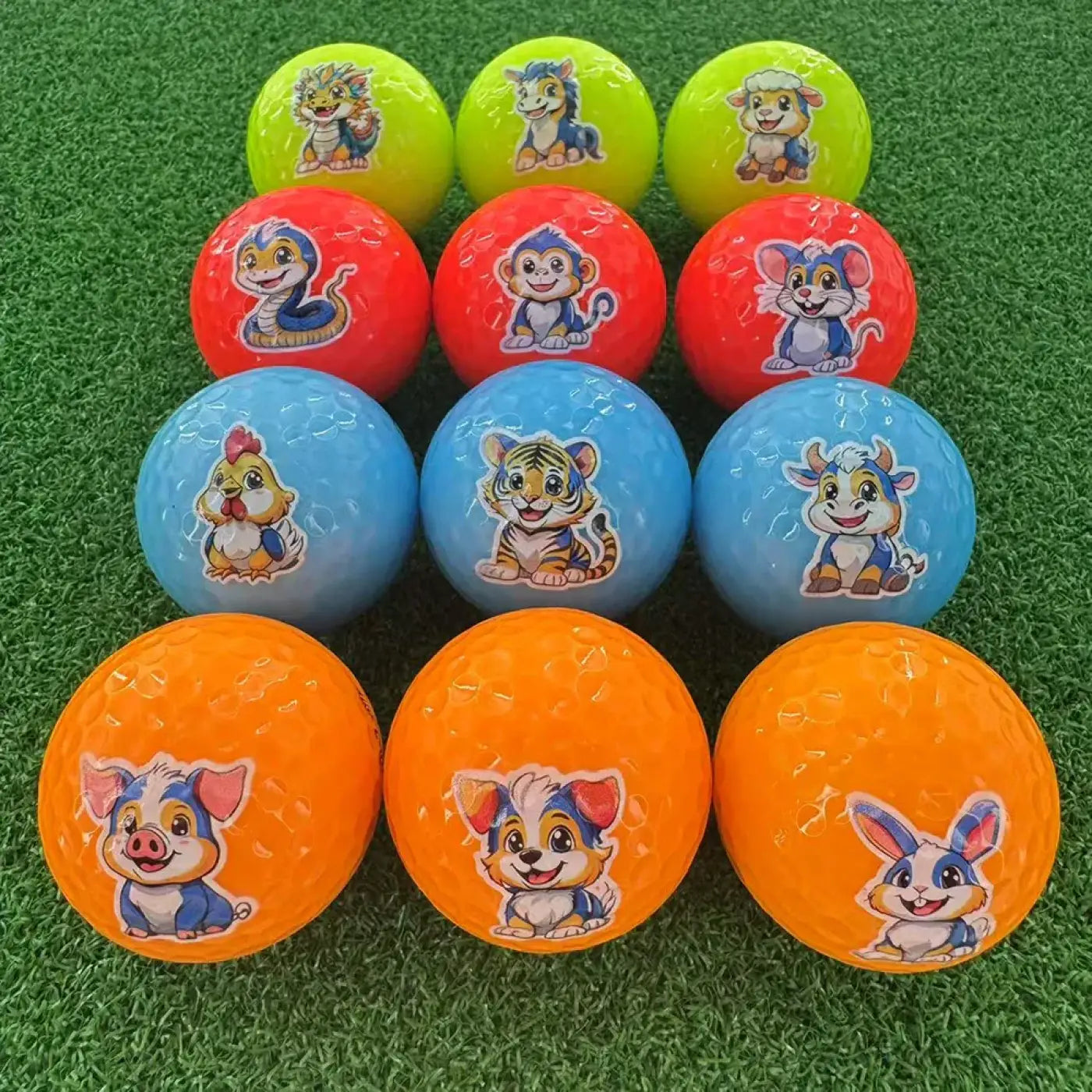 The Ball Depot zodiac golf ball: 2 Piece Zodiac Chinese Golf Ball