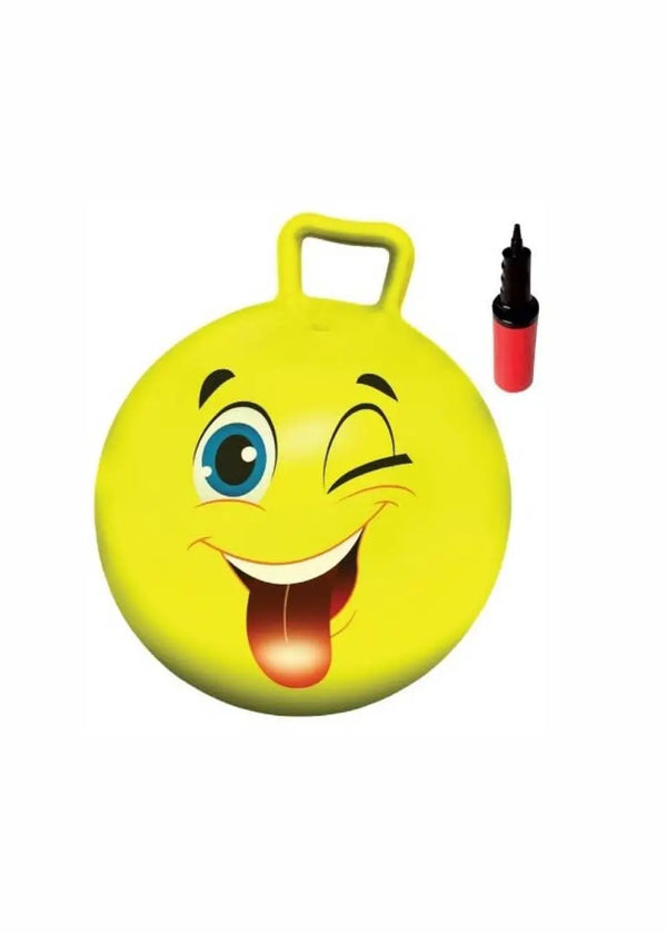 New Bounce bouncy ball: 20" Bouncing Ball with Handle, Air Pump Included