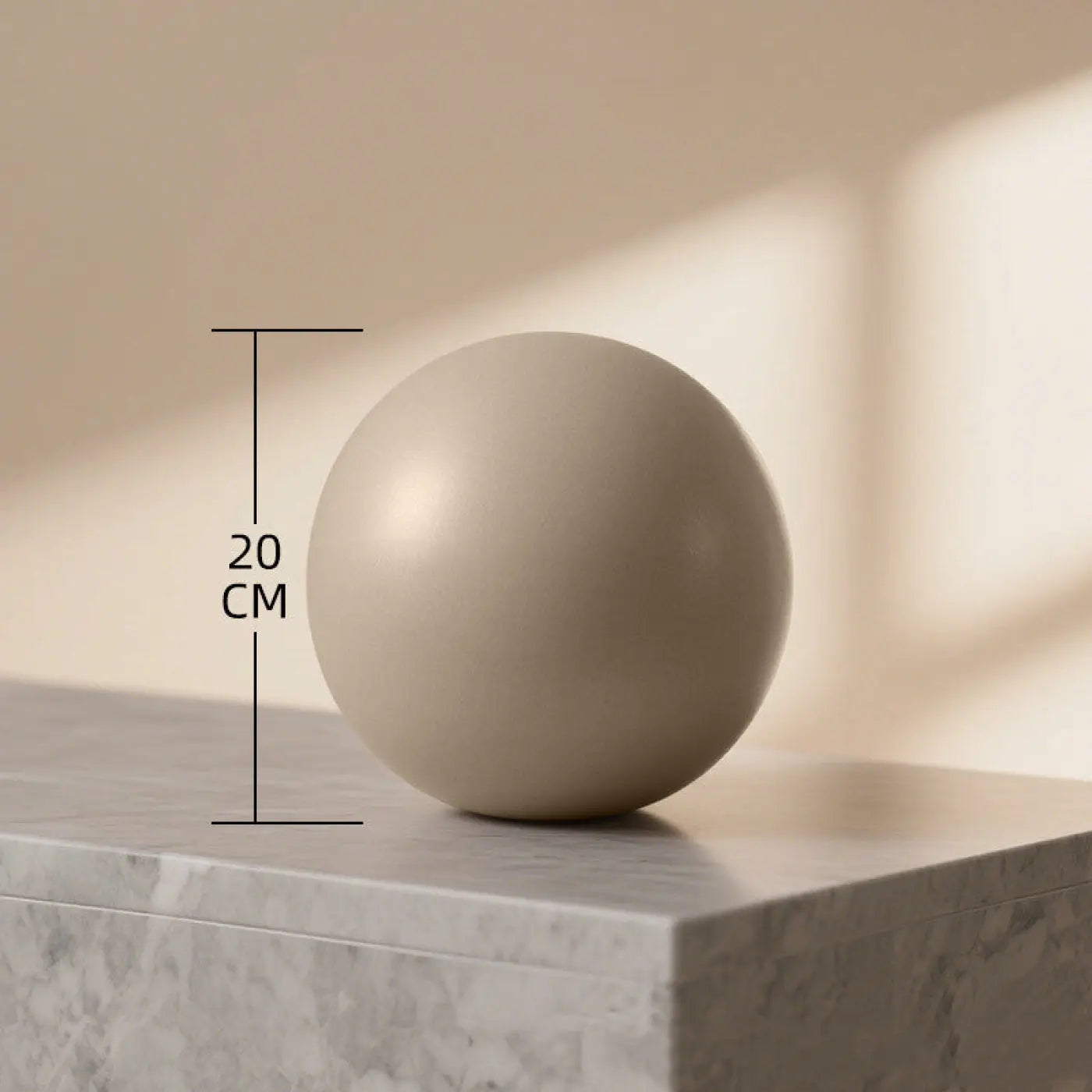 The Ball Depot yoga ball: 20cm Pilates Ball Thickened Explosion-proof Yoga Ball