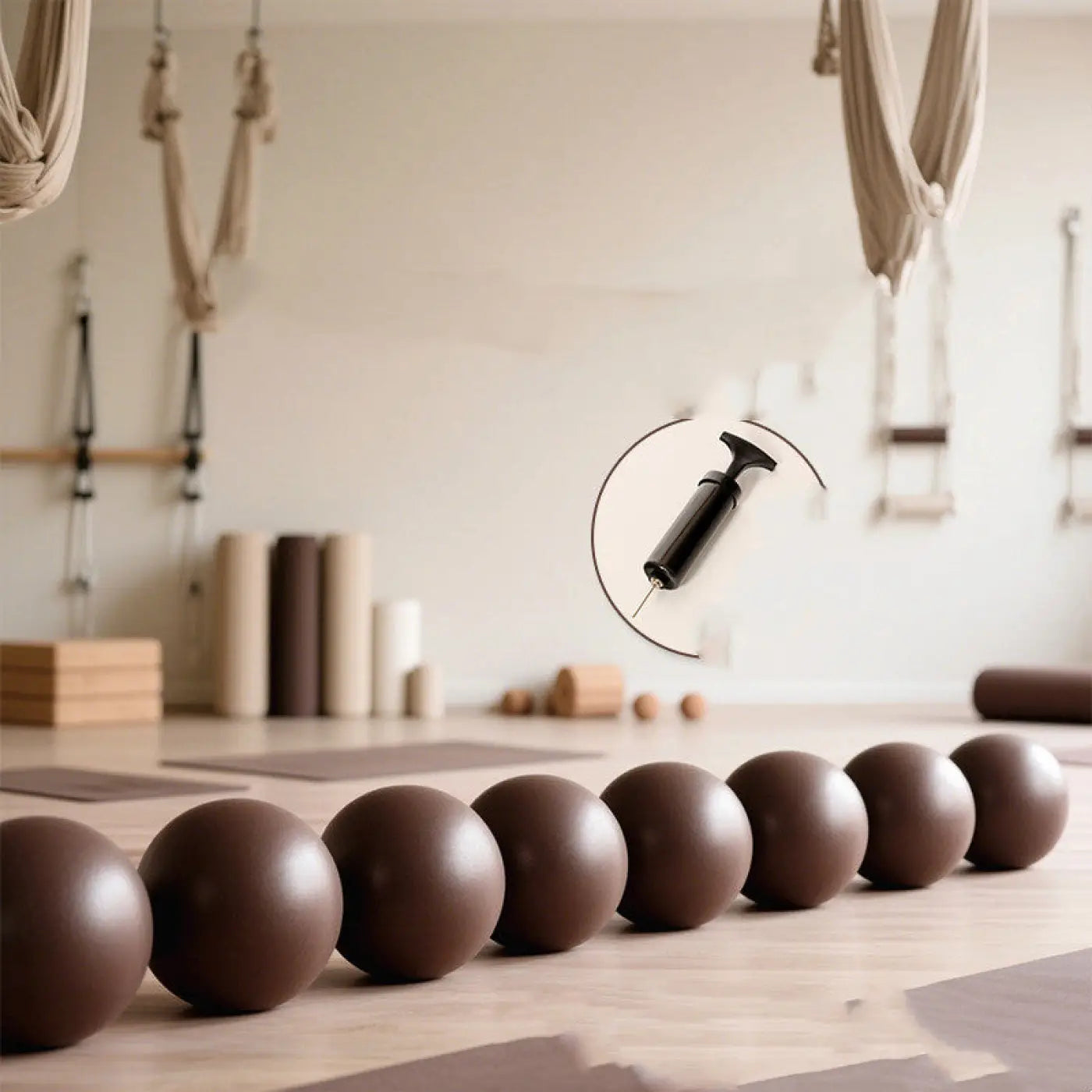 The Ball Depot yoga ball: 20cm Pilates Ball Thickened Explosion-proof Yoga Ball