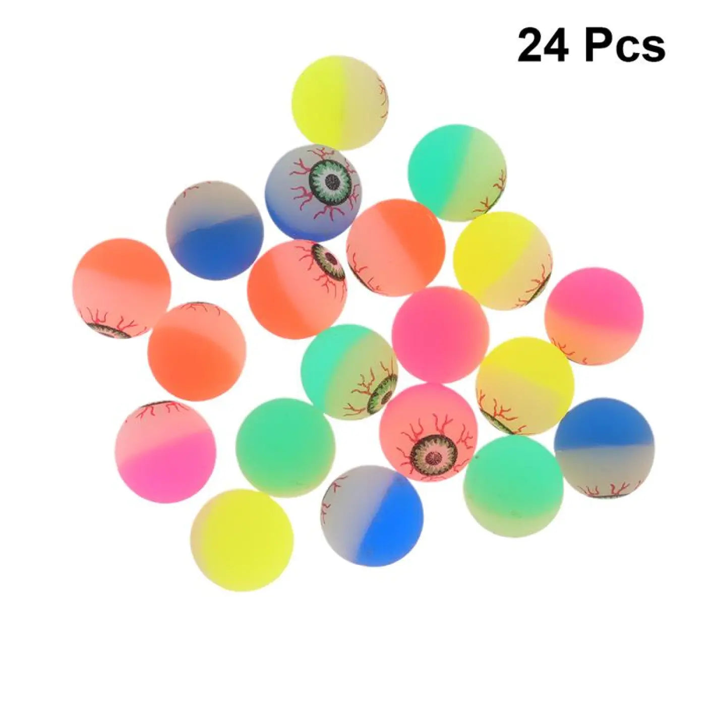 The Ball Depot novelty ball: 24 Pcs Bouncing Eyeball
