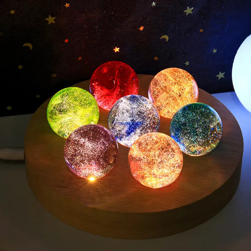 Colorful Glass Bead Crystal Ball Decorative Gift