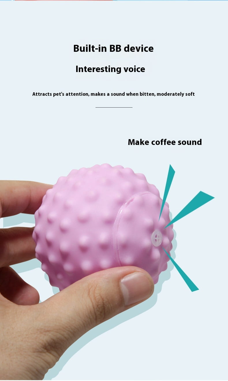 Pet Sound Rubber Simulation Bite-resistant Ball