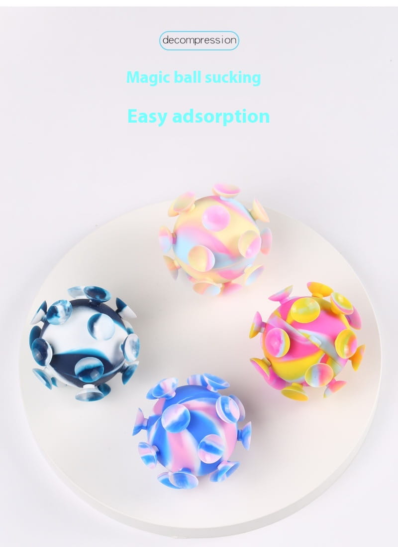 3D Sucker Stress Relief Ball