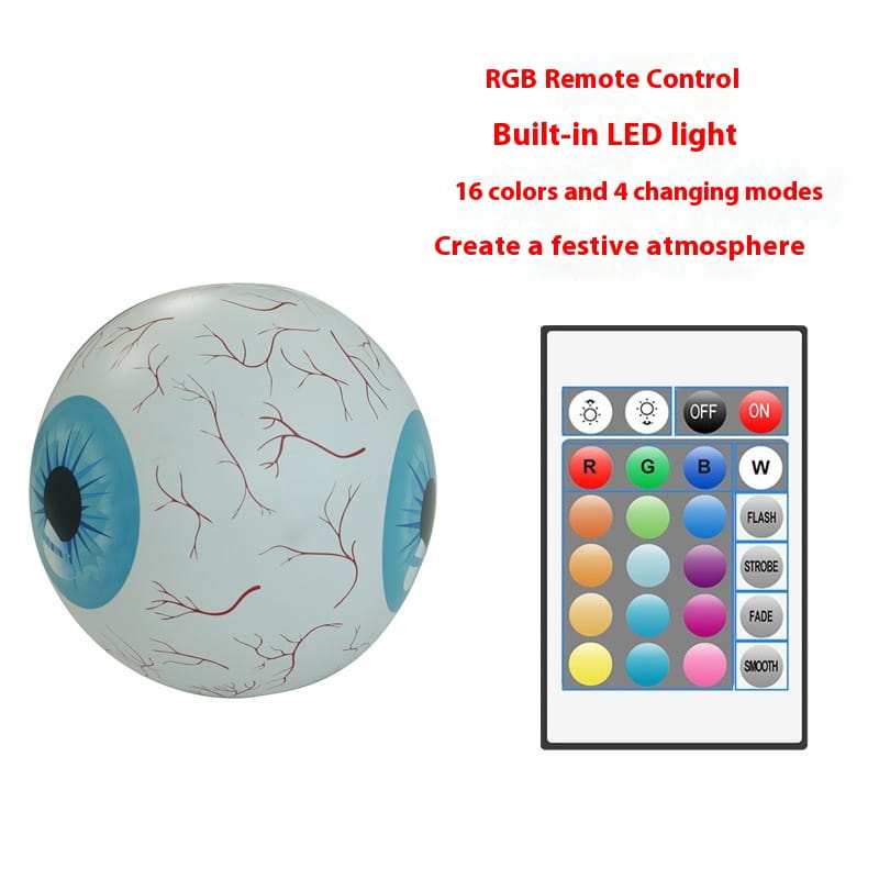 PVC Inflatable LED Luminous Ball Halloween Courtyard Decoration