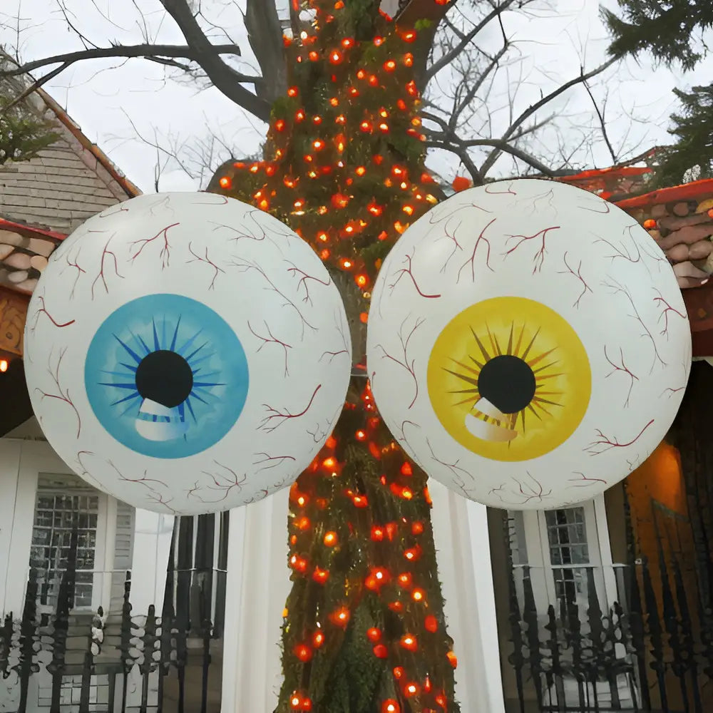 PVC Inflatable LED Luminous Ball Halloween Courtyard Decoration