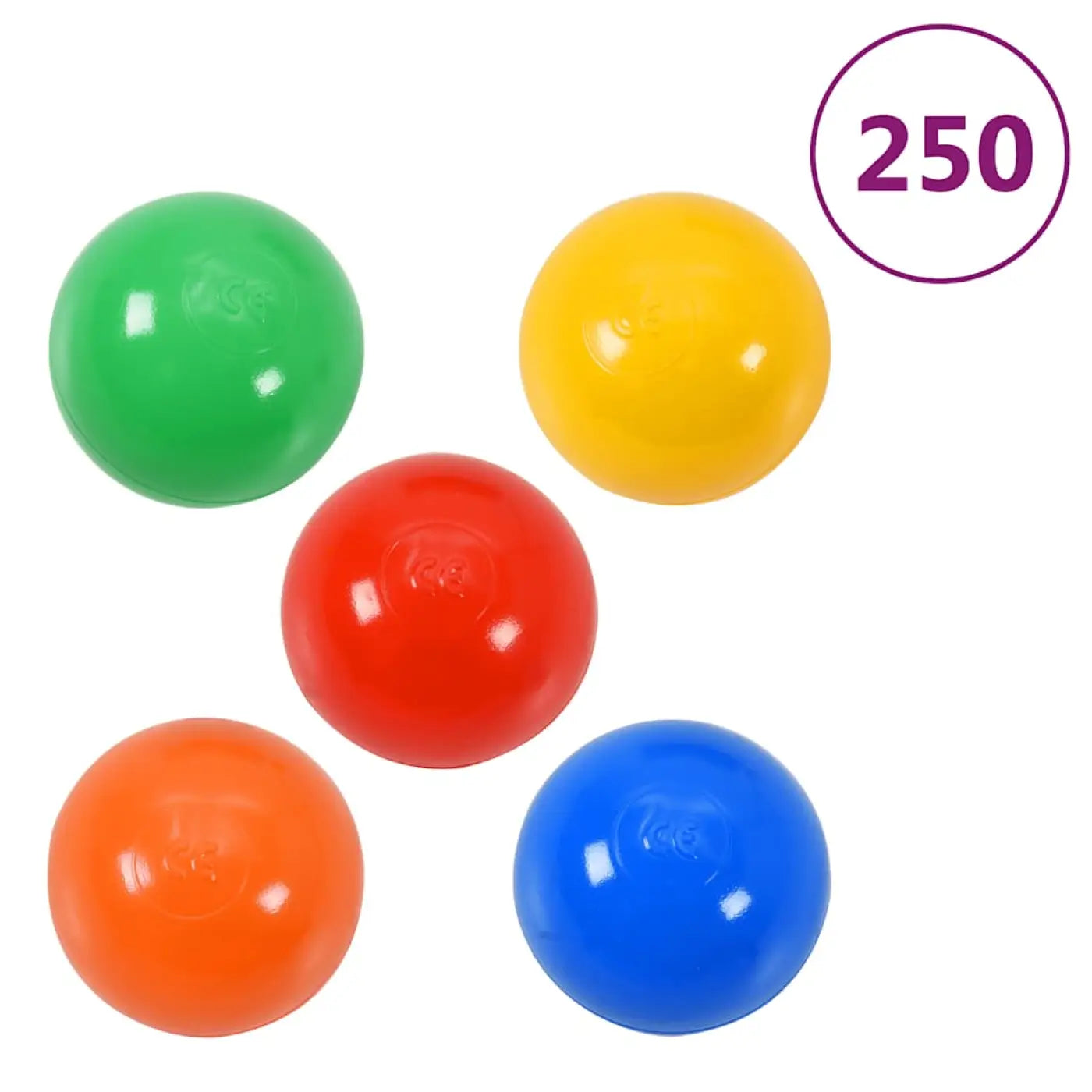 The Ball Depot ball pit balls: 250pc Pit Balls Set
