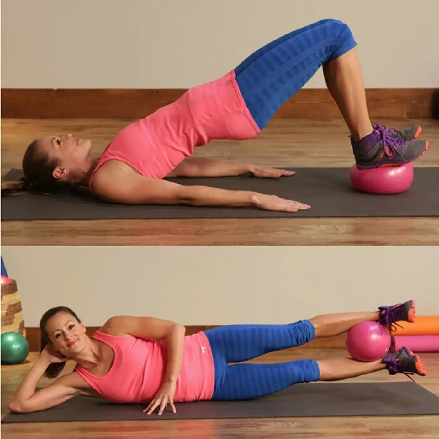 The Ball Depot yoga ball: 25cm Yoga Ball Pilates Core Fitness Balance Ball