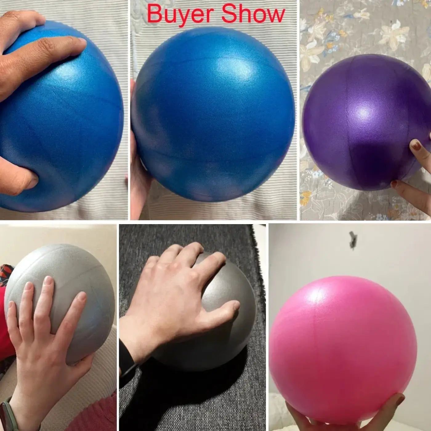 The Ball Depot yoga ball: 25cm Yoga Ball Pilates Core Fitness Balance Ball