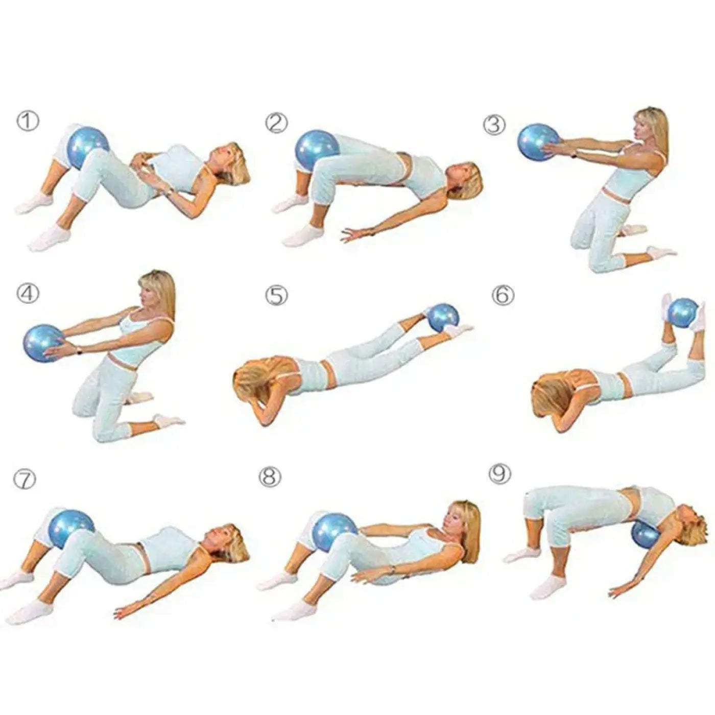 The Ball Depot yoga ball: 25cm Yoga Ball Pilates Core Fitness Balance Ball