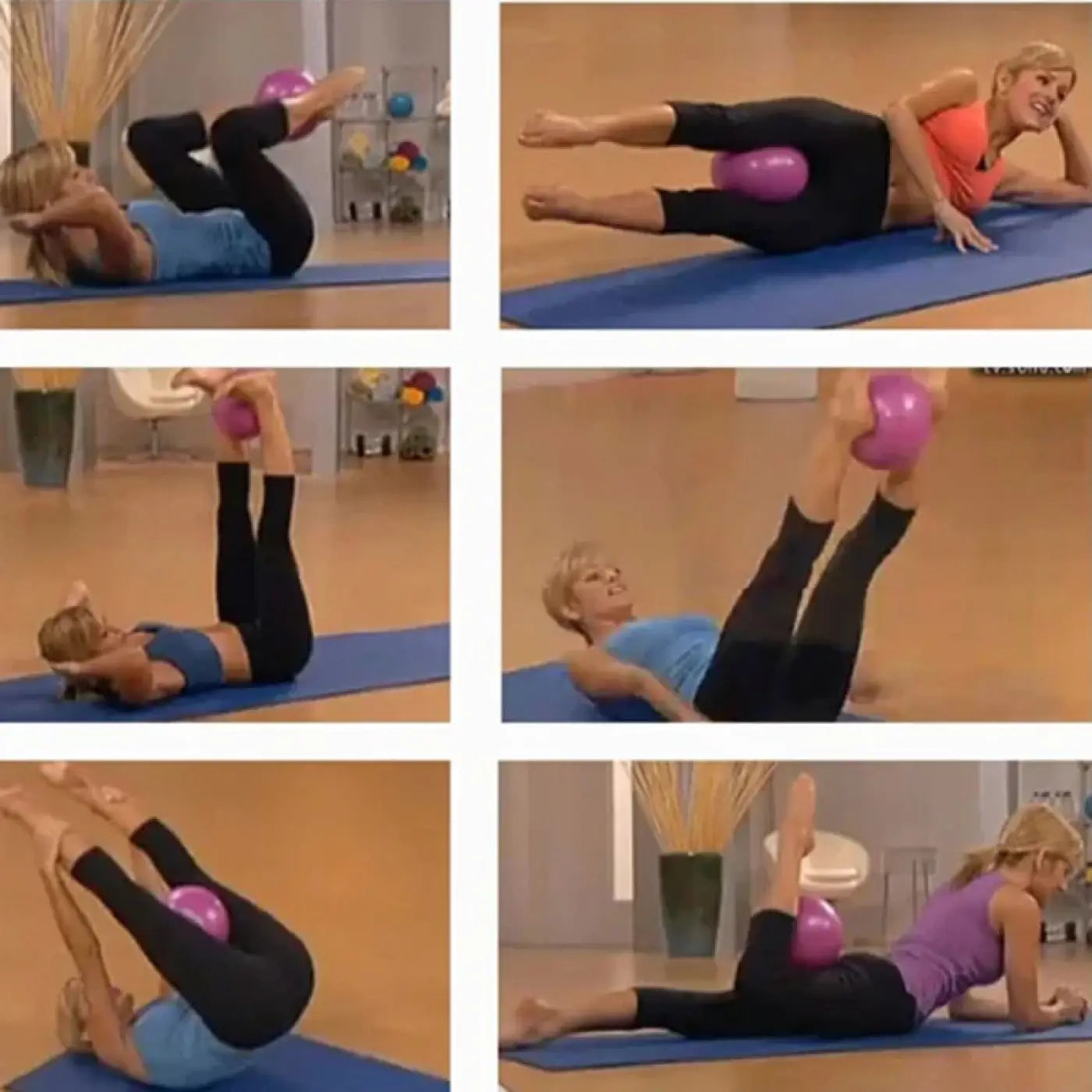 The Ball Depot yoga ball: 25cm Yoga Ball Pilates Core Fitness Balance Ball