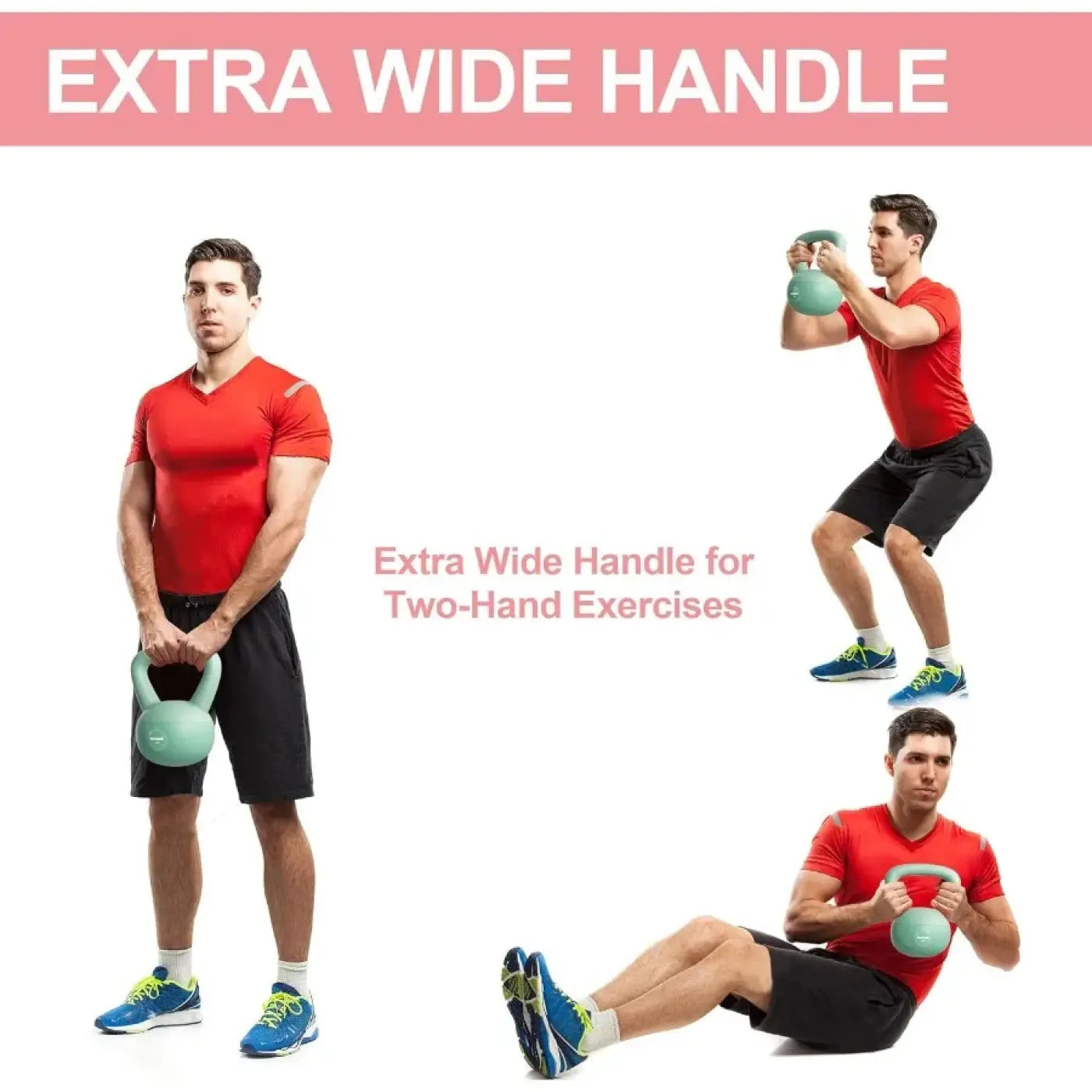 The Ball Depot kettlebell weight: 25lb RUNWE Soft Kettlebell Adjustable Weight