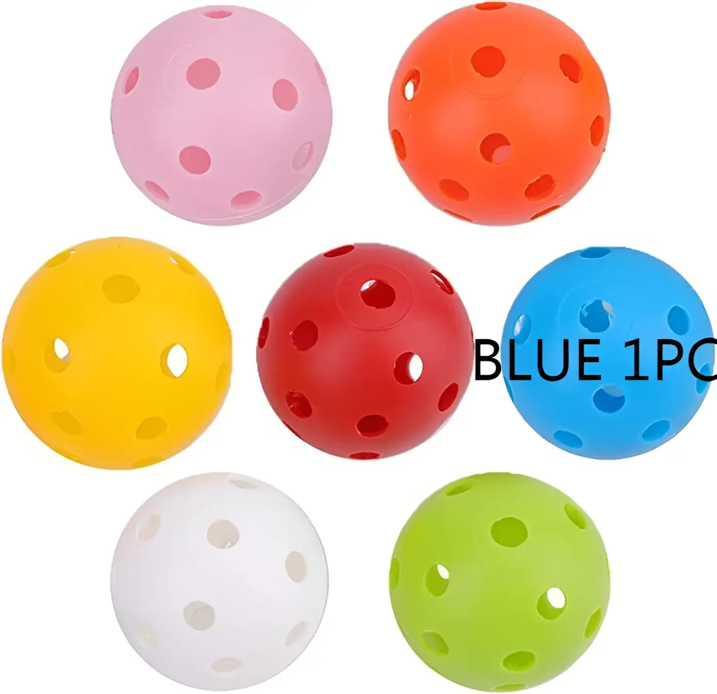 The Ball Depot golf ball: 26-hole Multi-color Golf Practice Ball-1/24pcs