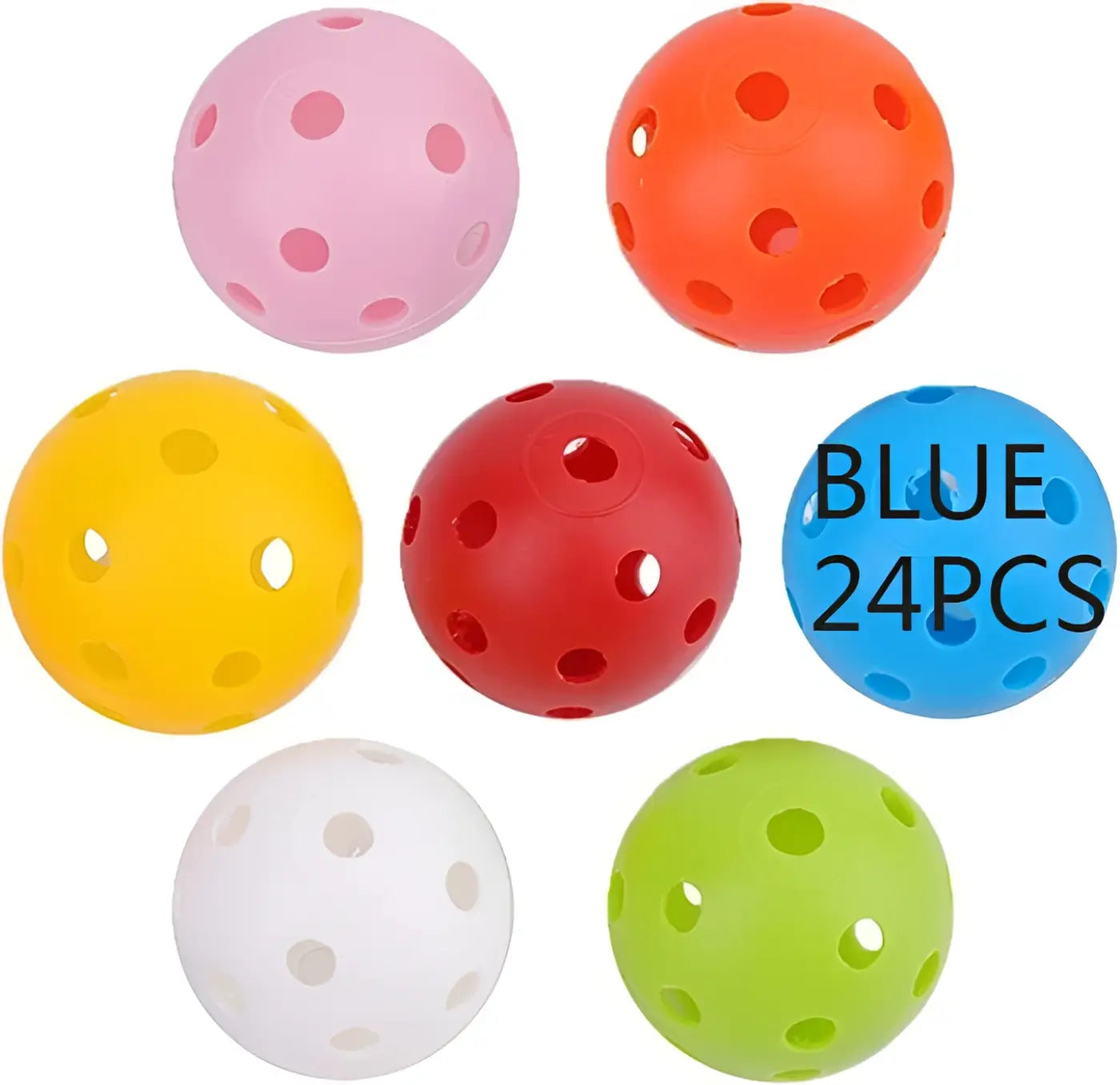 The Ball Depot golf ball: 26-hole Multi-color Golf Practice Ball-1/24pcs