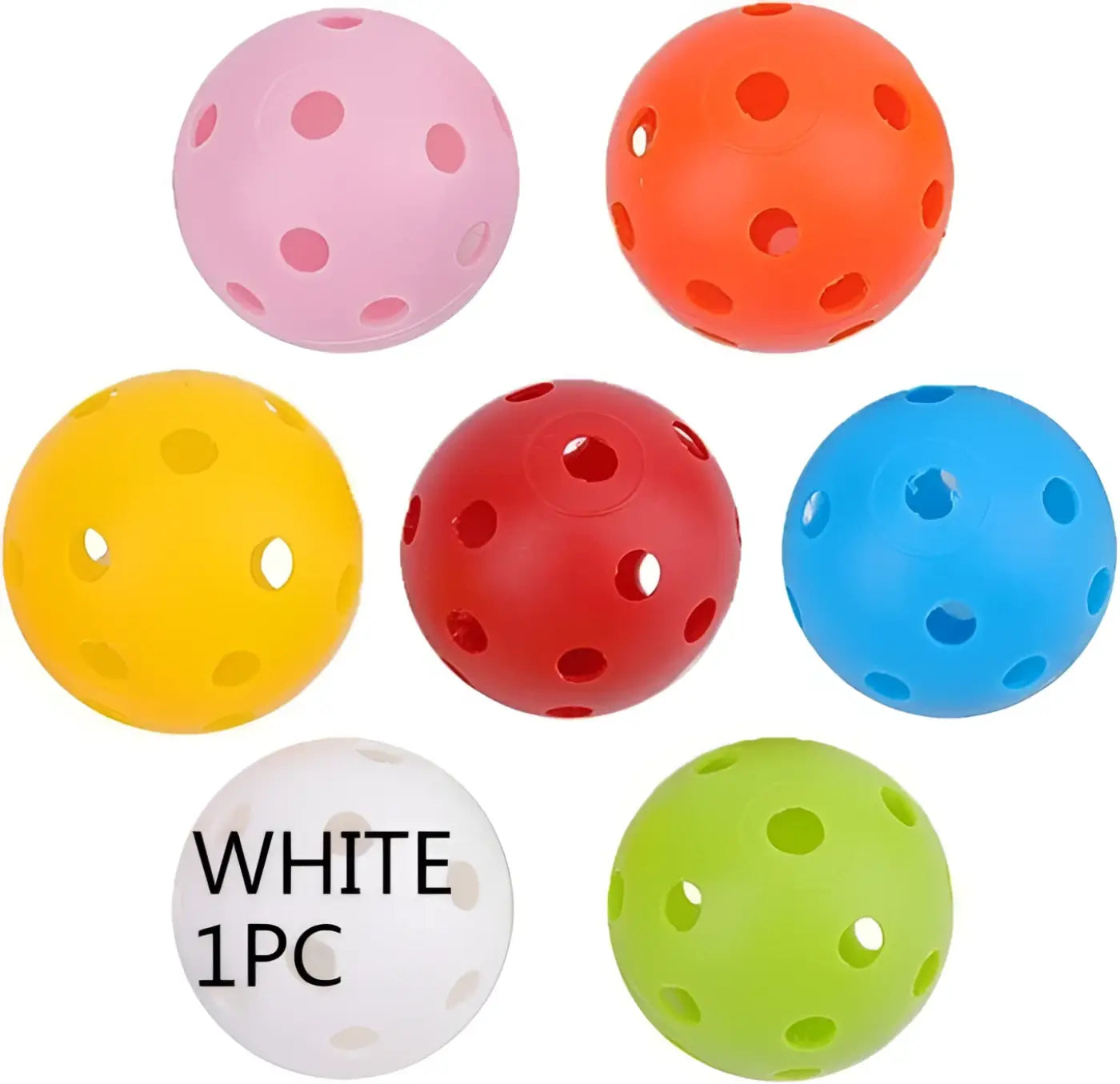 The Ball Depot golf ball: 26-hole Multi-color Golf Practice Ball-1/24pcs
