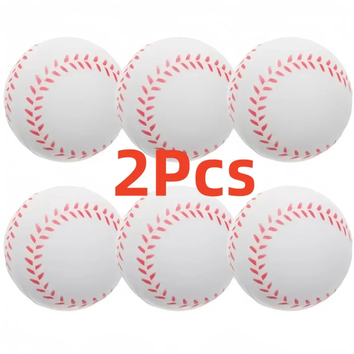 The Ball Depot : 2pcs PU Baseball Soft Sponge Ball Toy Outdoor Sport Practice Trainning Base Ball Kids Decompression Indoor Outdoor Toy Ball