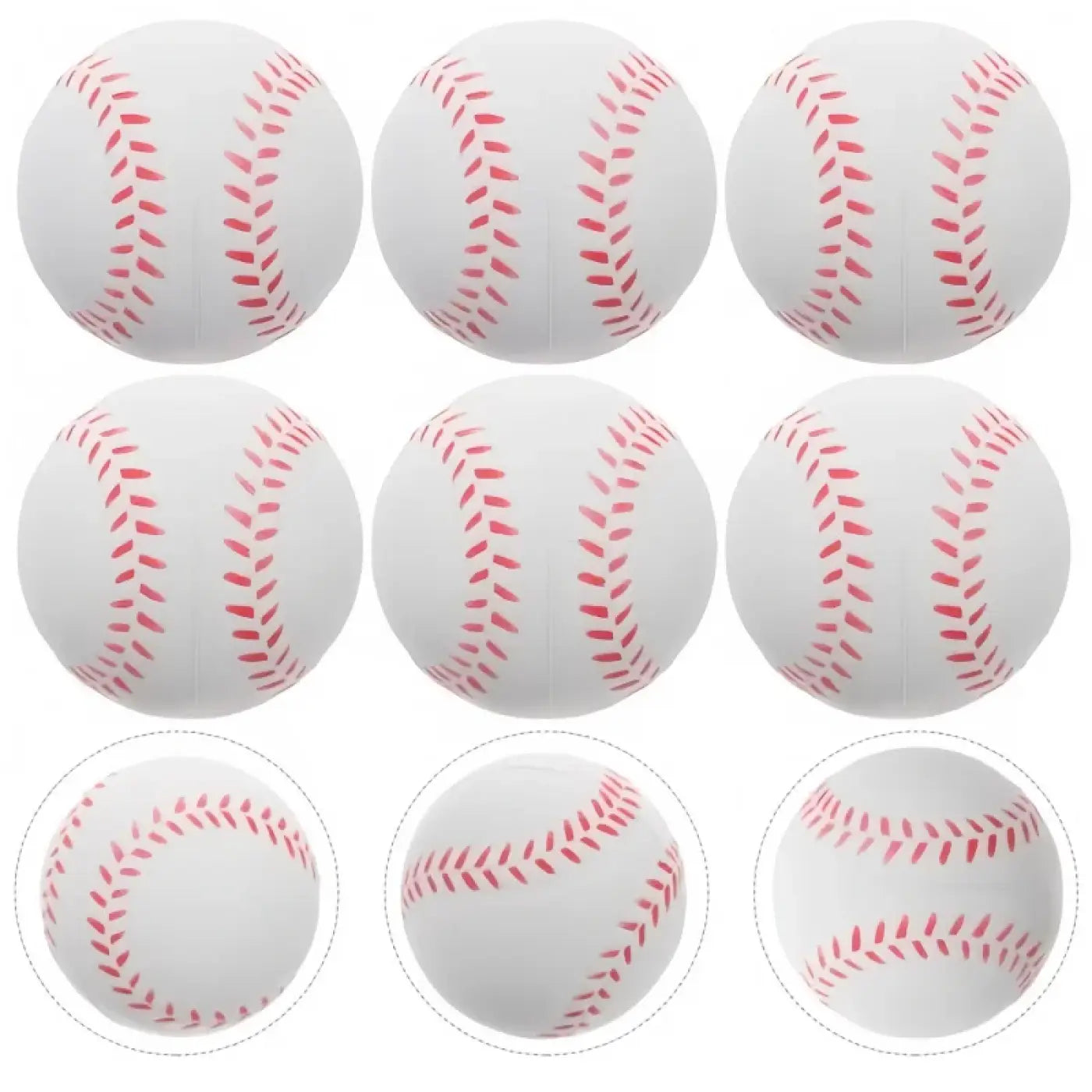 The Ball Depot : 2pcs PU Baseball Soft Sponge Ball Toy Outdoor Sport Practice Trainning Base Ball Kids Decompression Indoor Outdoor Toy Ball