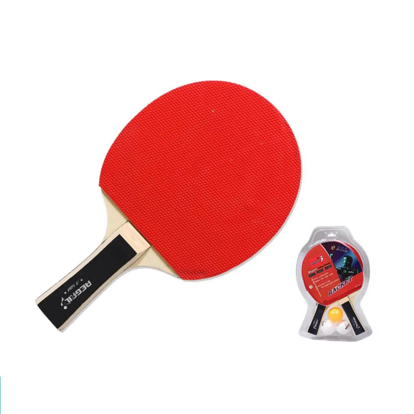 The Ball Depot tennis table balls: 2Pcs Table Tennis Rackets with 3 Balls