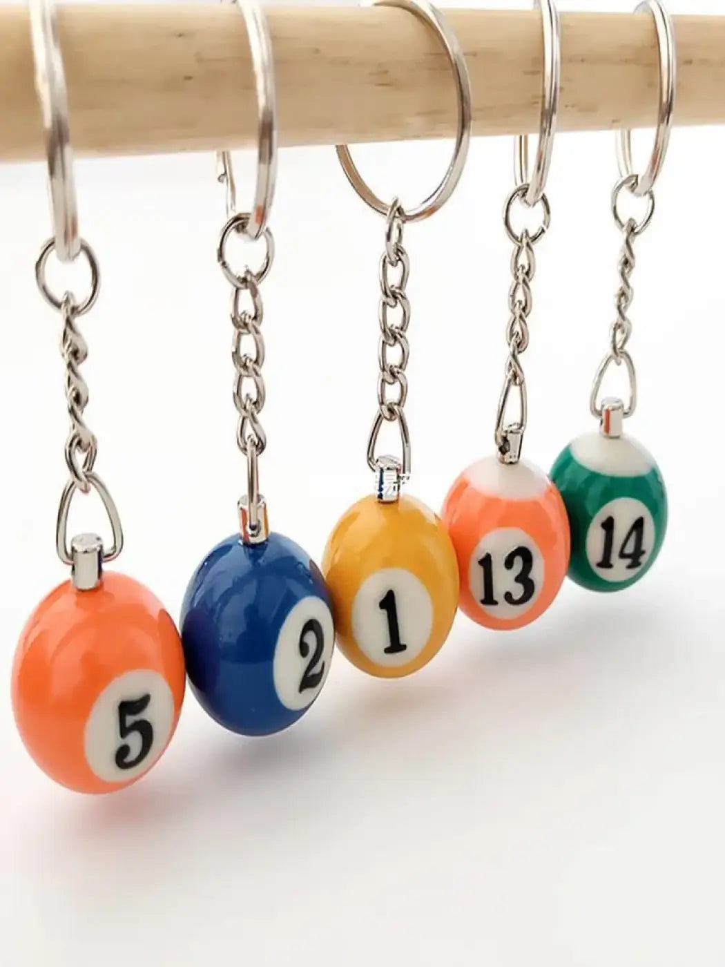 The Ball Depot billard keychains: 32pcs/Set Mini Billiards Shaped Keychains