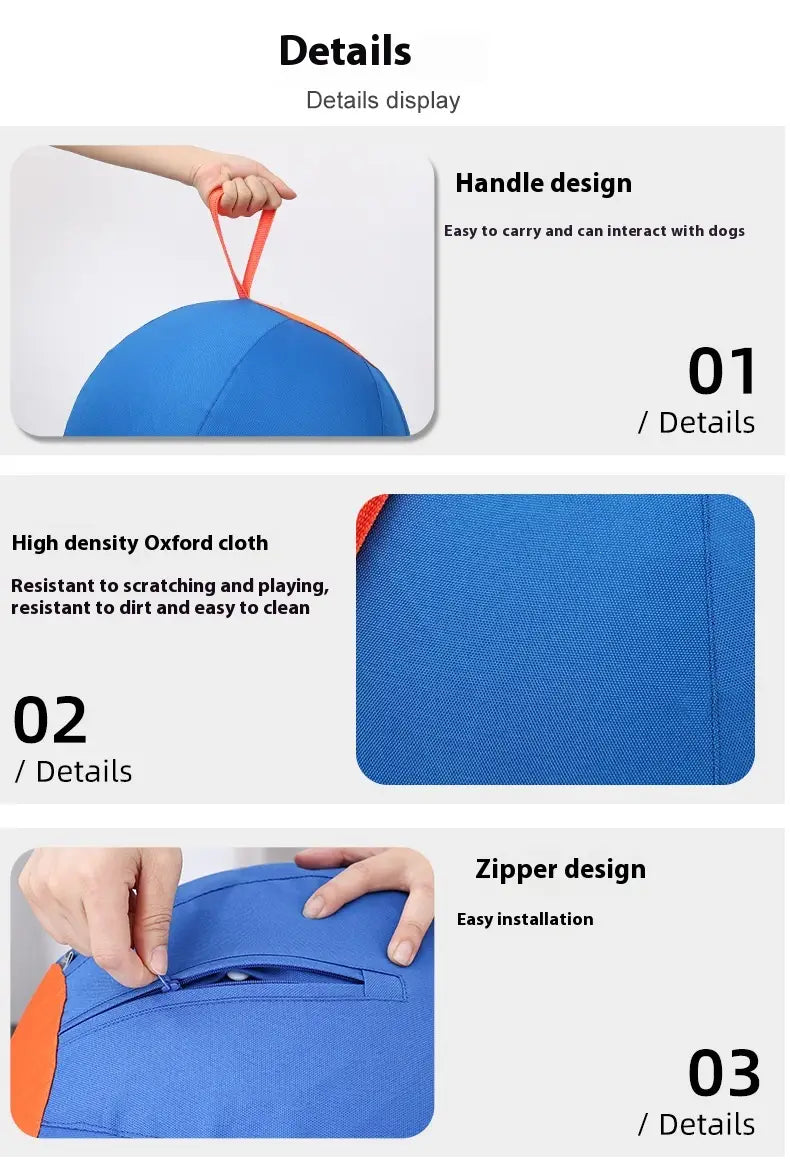 Self-Hi Training Ball for dogs - side view