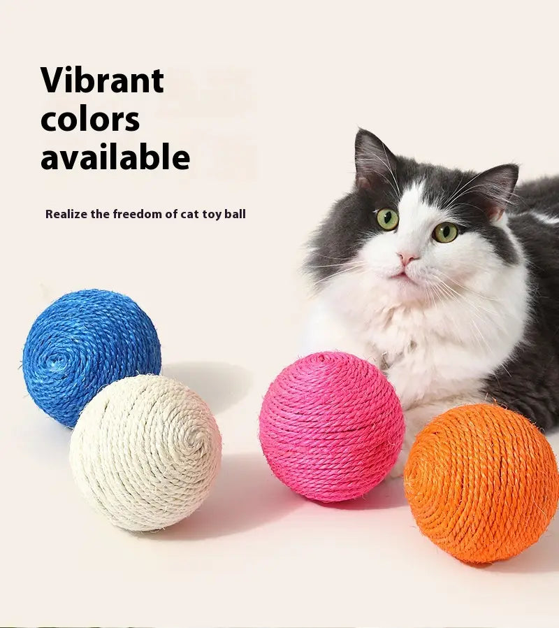Long Lasting Yarn Cat Ball