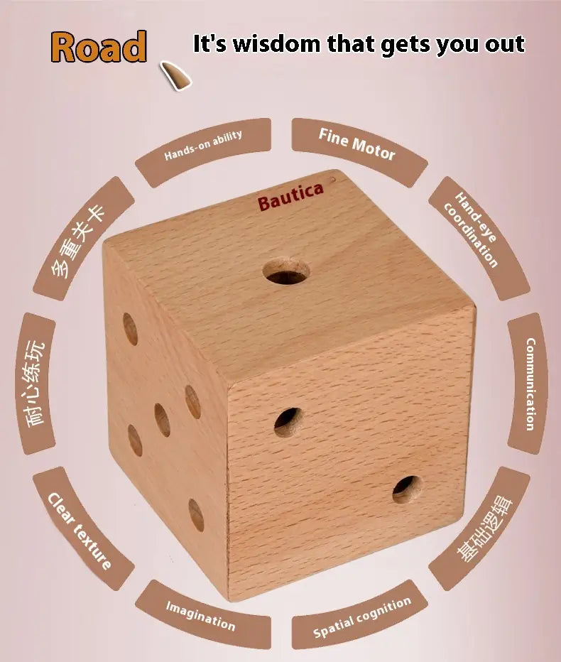 Wooden Labyrinth Ball puzzle
