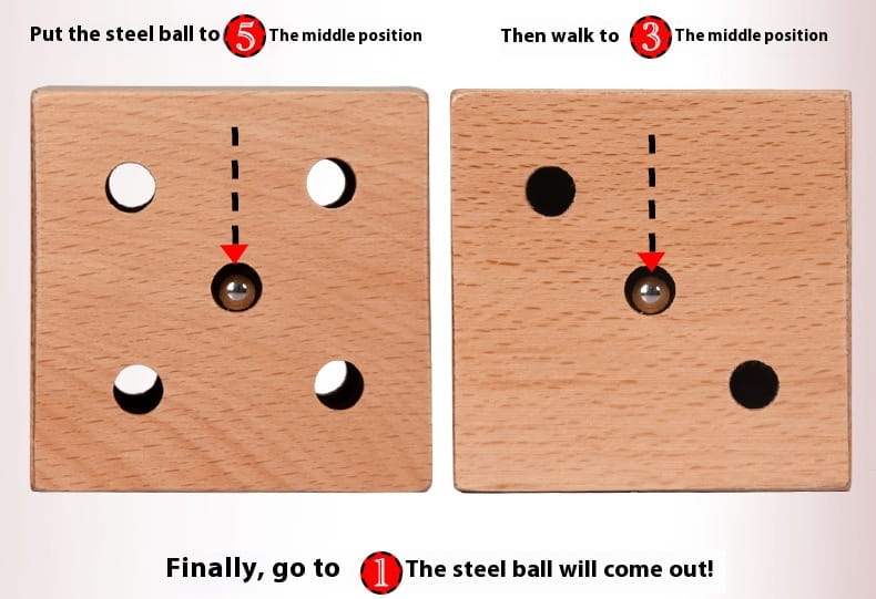 Wooden Labyrinth Ball puzzle