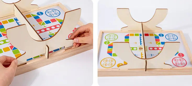 Wooden Tabletop Football Children’s Soccer Game
