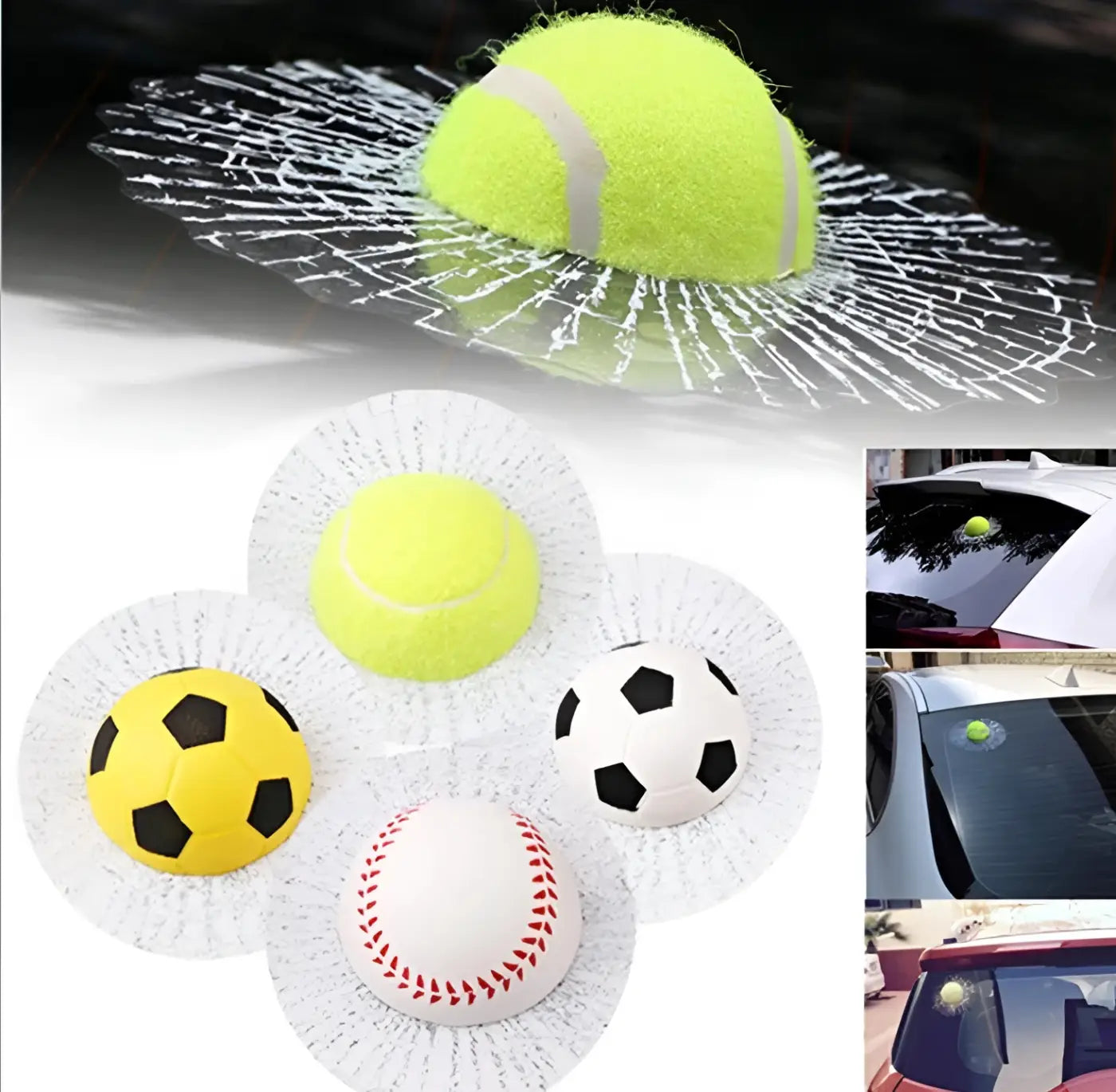 The Ball Depot novelty ball: 3D car window shatter ball