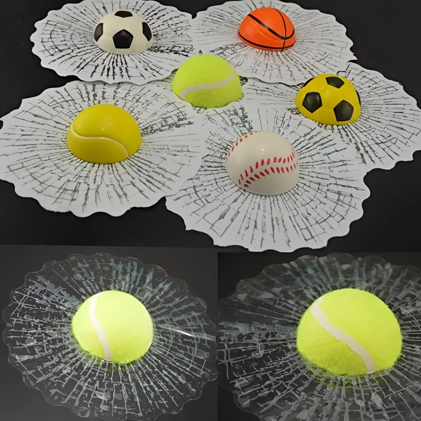 The Ball Depot novelty ball: 3D car window shatter ball