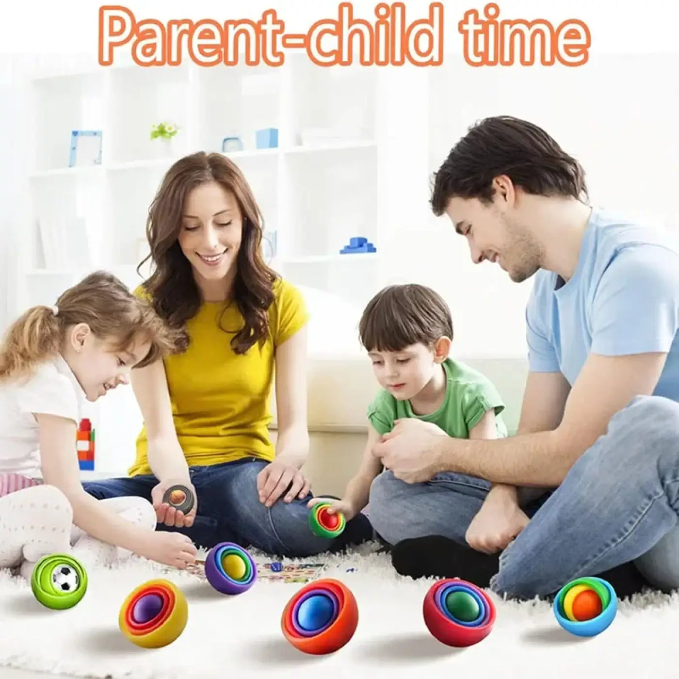 The Ball Depot puzzle ball: 3D Rotation Fidget Gyro Sensory Ball