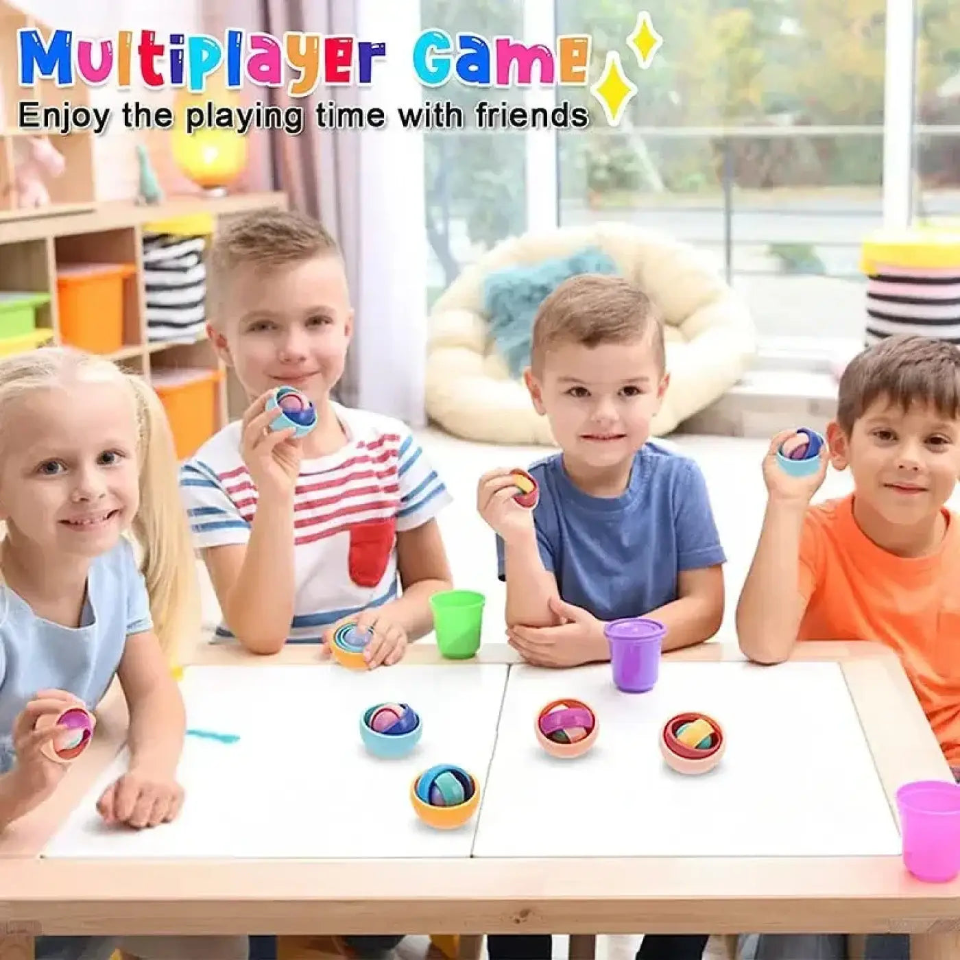 The Ball Depot puzzle ball: 3D Rotation Fidget Gyro Sensory Ball