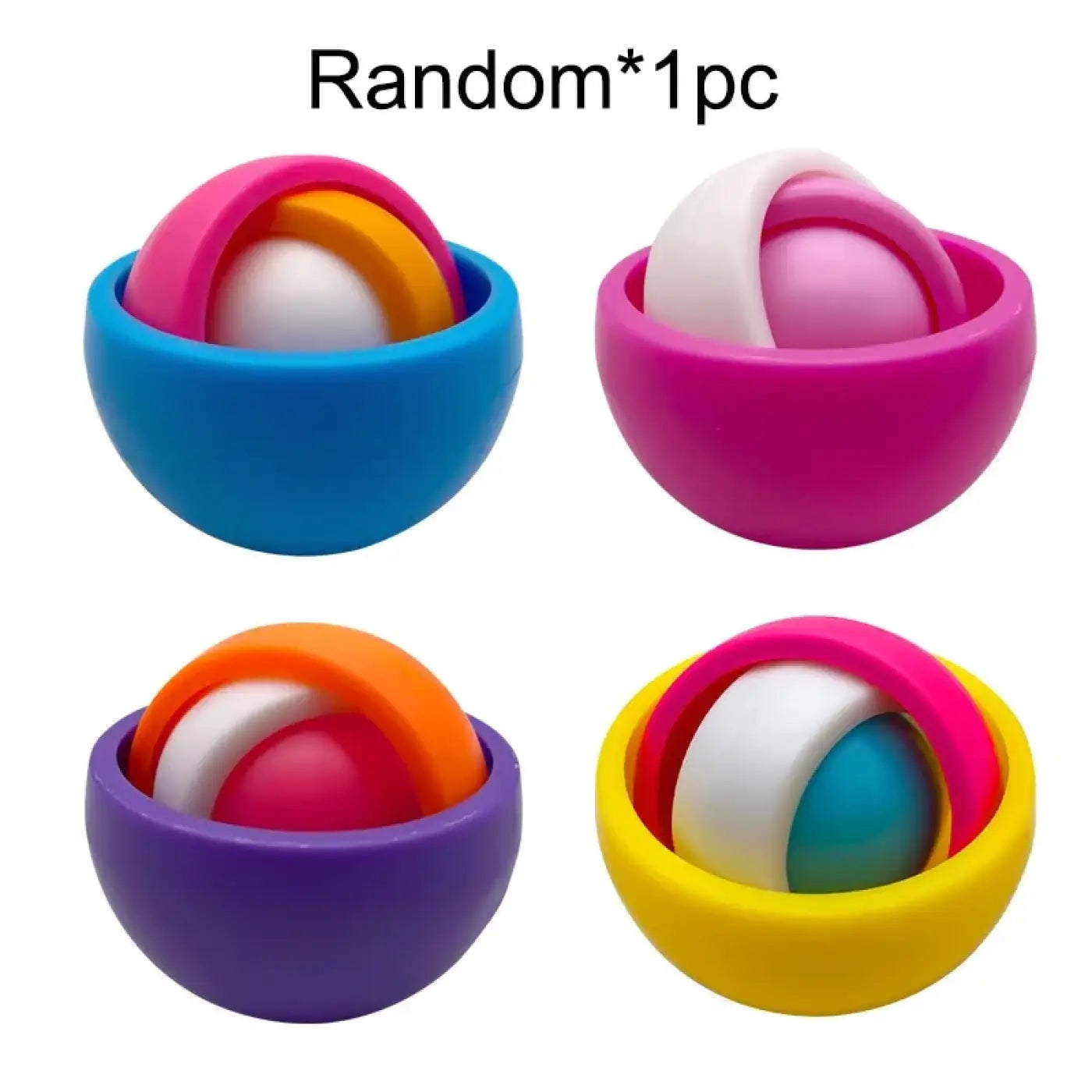 The Ball Depot puzzle ball: 3D Rotation Fidget Gyro Sensory Ball
