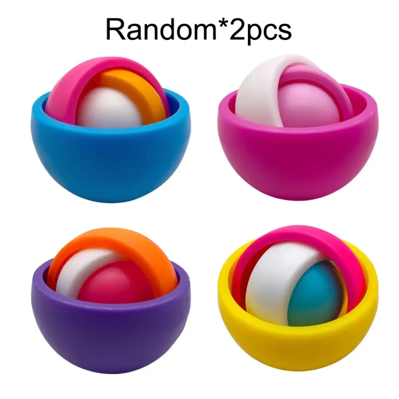The Ball Depot puzzle ball: 3D Rotation Fidget Gyro Sensory Ball
