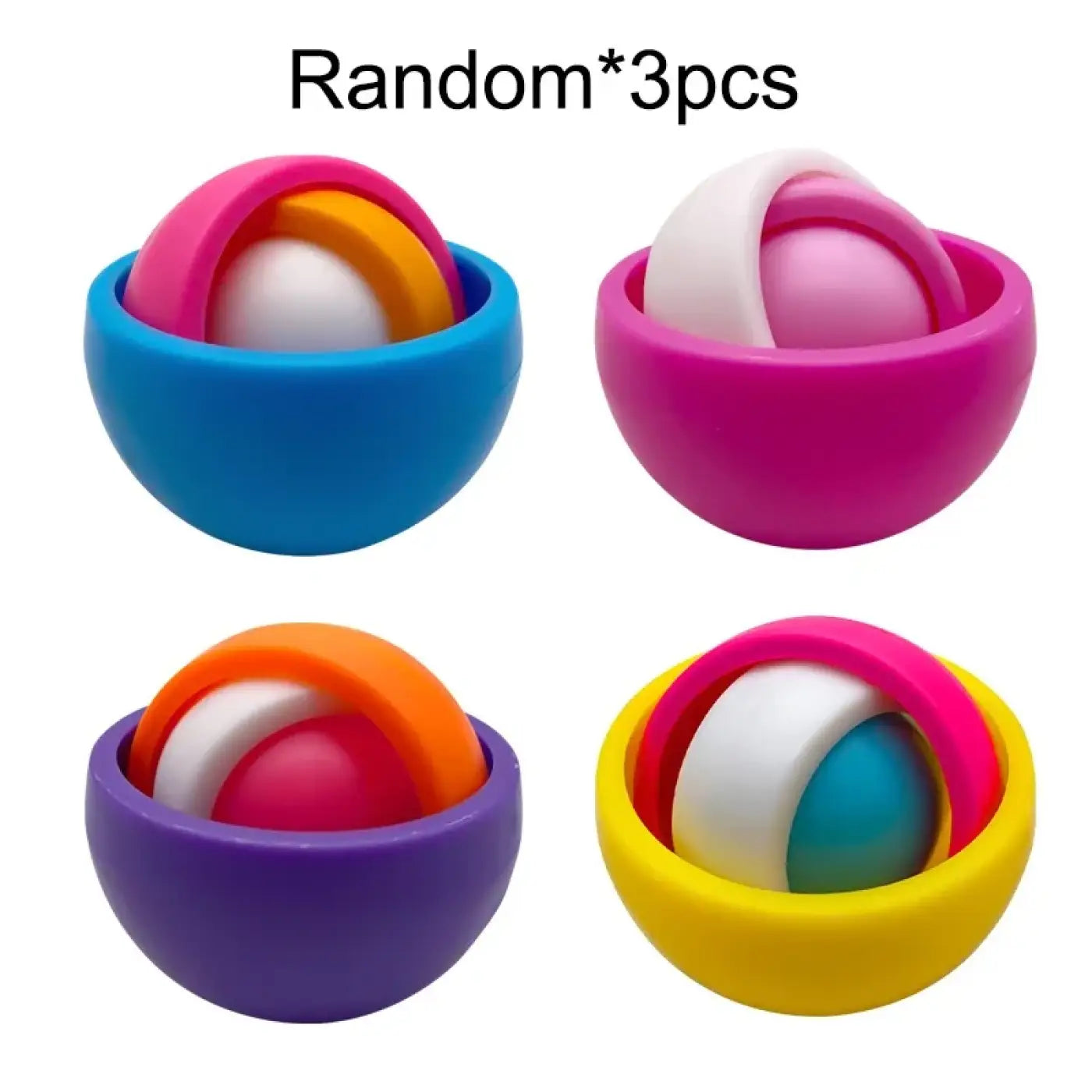 The Ball Depot puzzle ball: 3D Rotation Fidget Gyro Sensory Ball