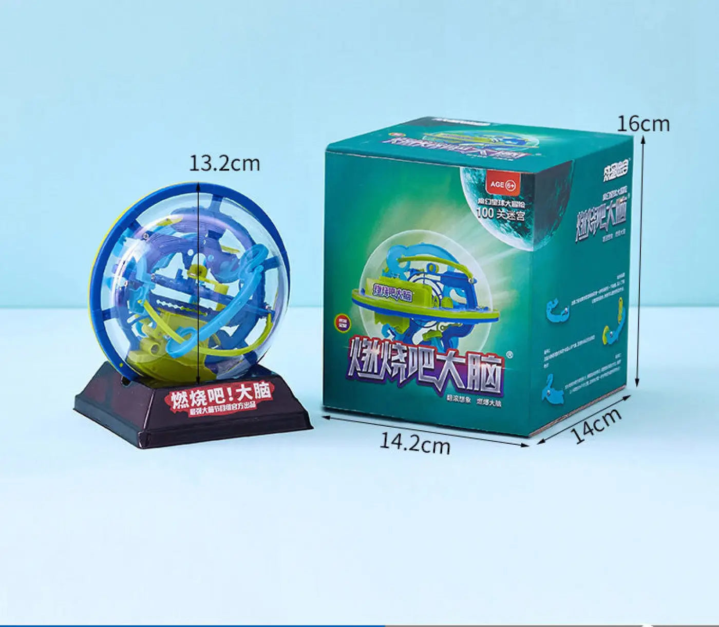The Ball Depot puzzle ball: 3D Three-Dimensional Puzzle Maze Ball