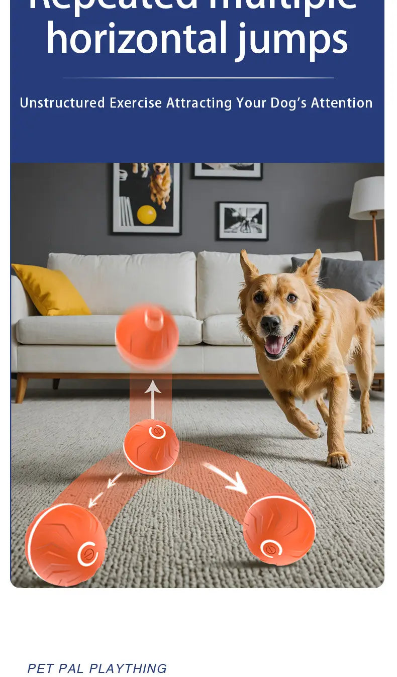 Intelligent Gravity Bouncing Dog Ball