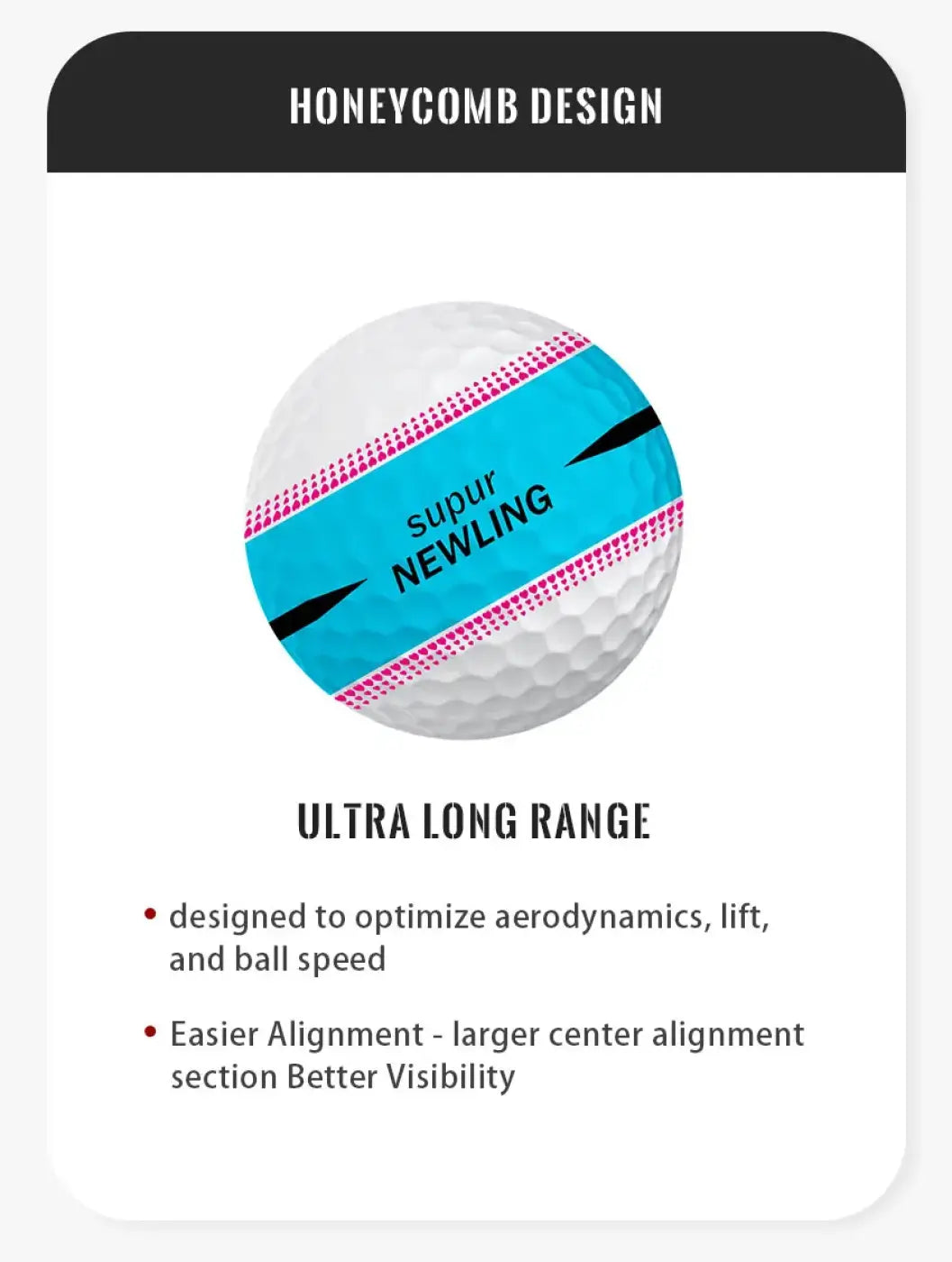 The Ball Depot golf ball: 3pcs/box NEWNING Golf Ball