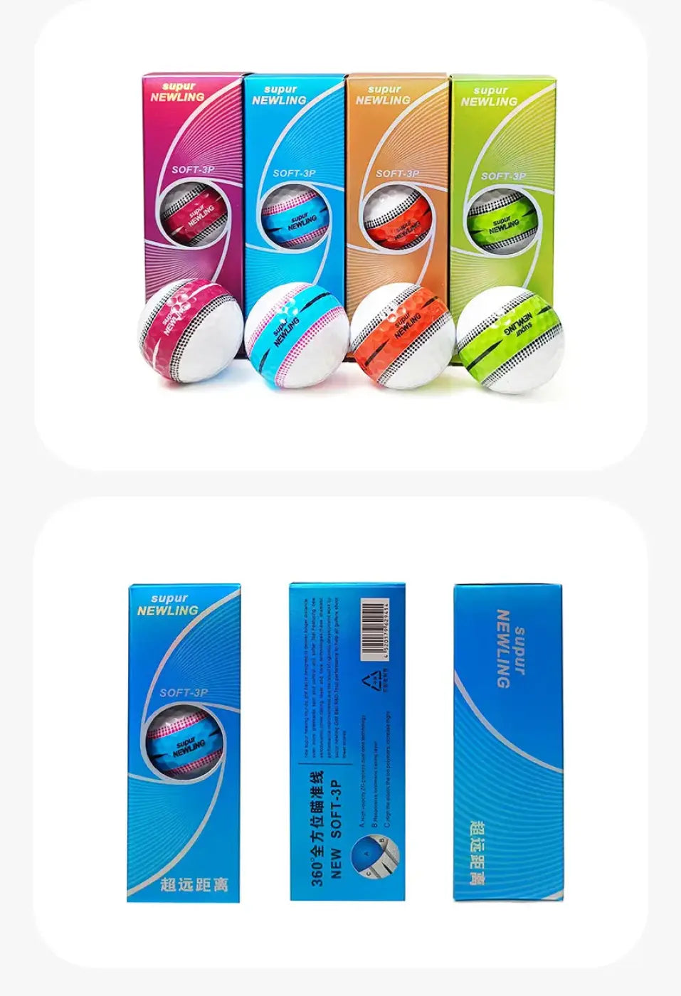 The Ball Depot golf ball: 3pcs/box NEWNING Golf Ball