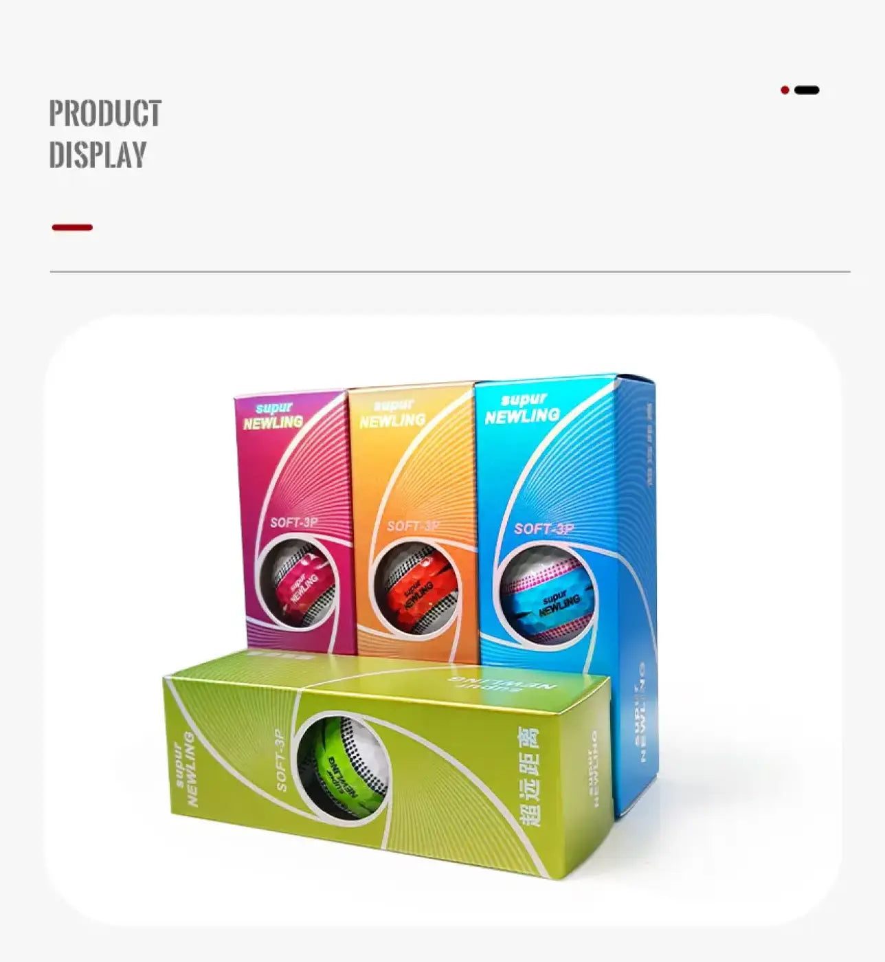 The Ball Depot golf ball: 3pcs/box NEWNING Golf Ball
