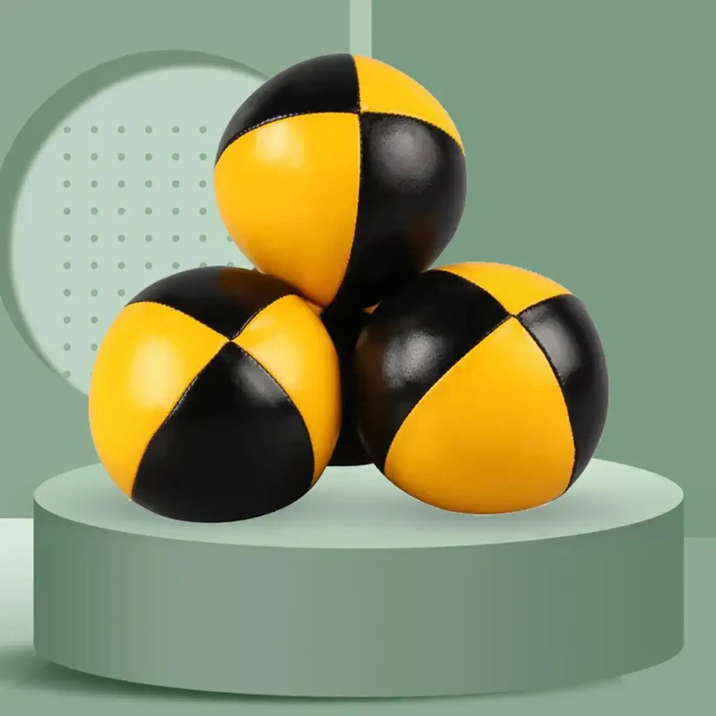 The Ball Depot juggling ball: 3Pcs PU Thud Juggling Balls