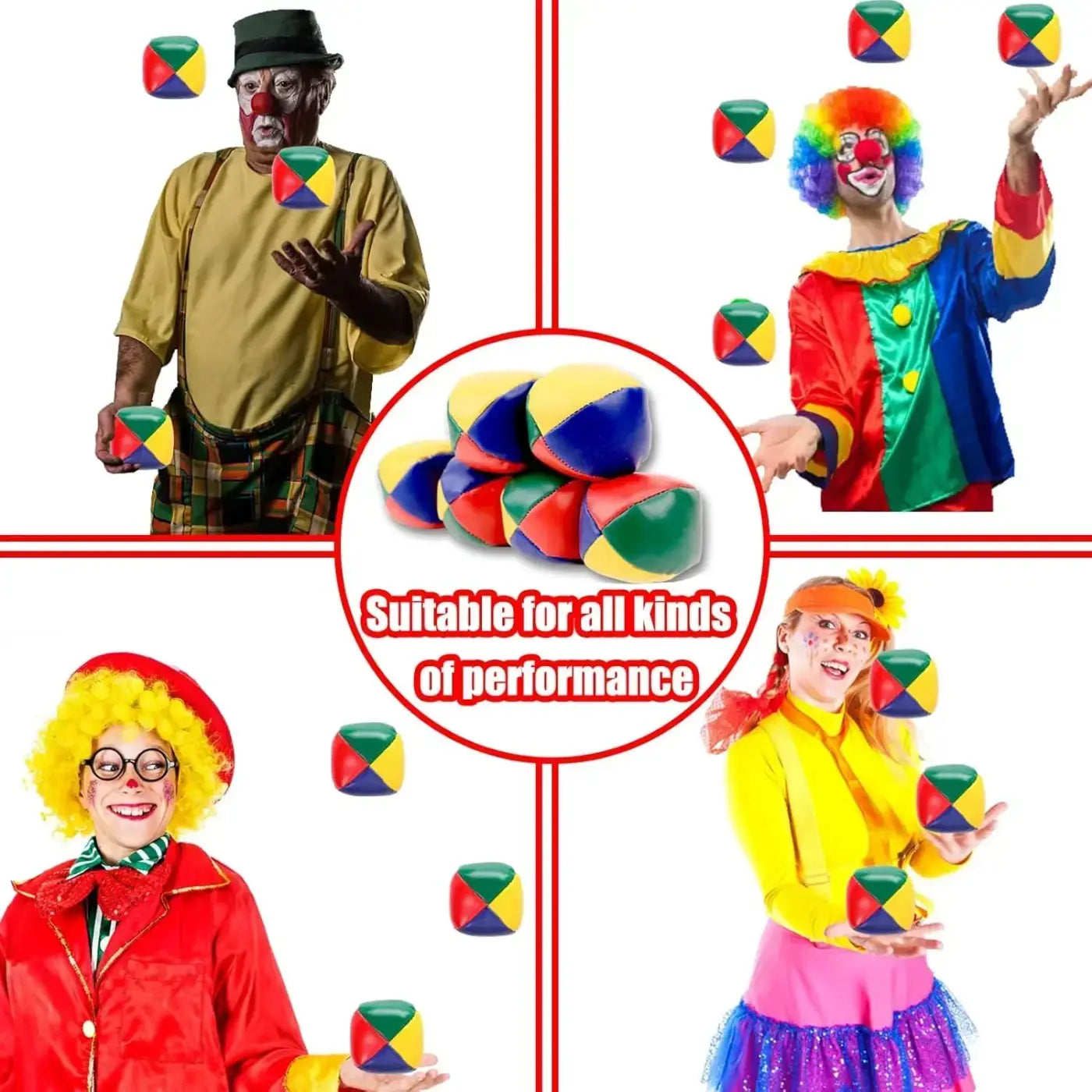 The Ball Depot juggling balls: 3PCS Smooth and Durable Juggling Ball Set