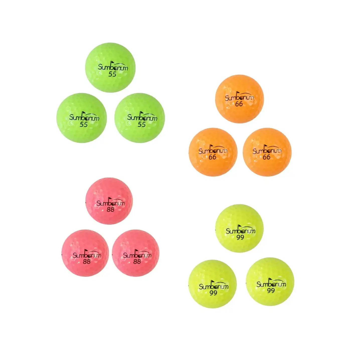 The Ball Depot golf ball: 3Pcs Two Layers Max Distance Golf Balls