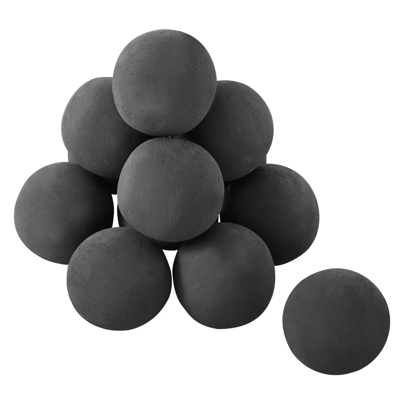 The Ball Depot bulk: 4 Inch 12 Pcs Ceramic Fire Lava BBQ Balls