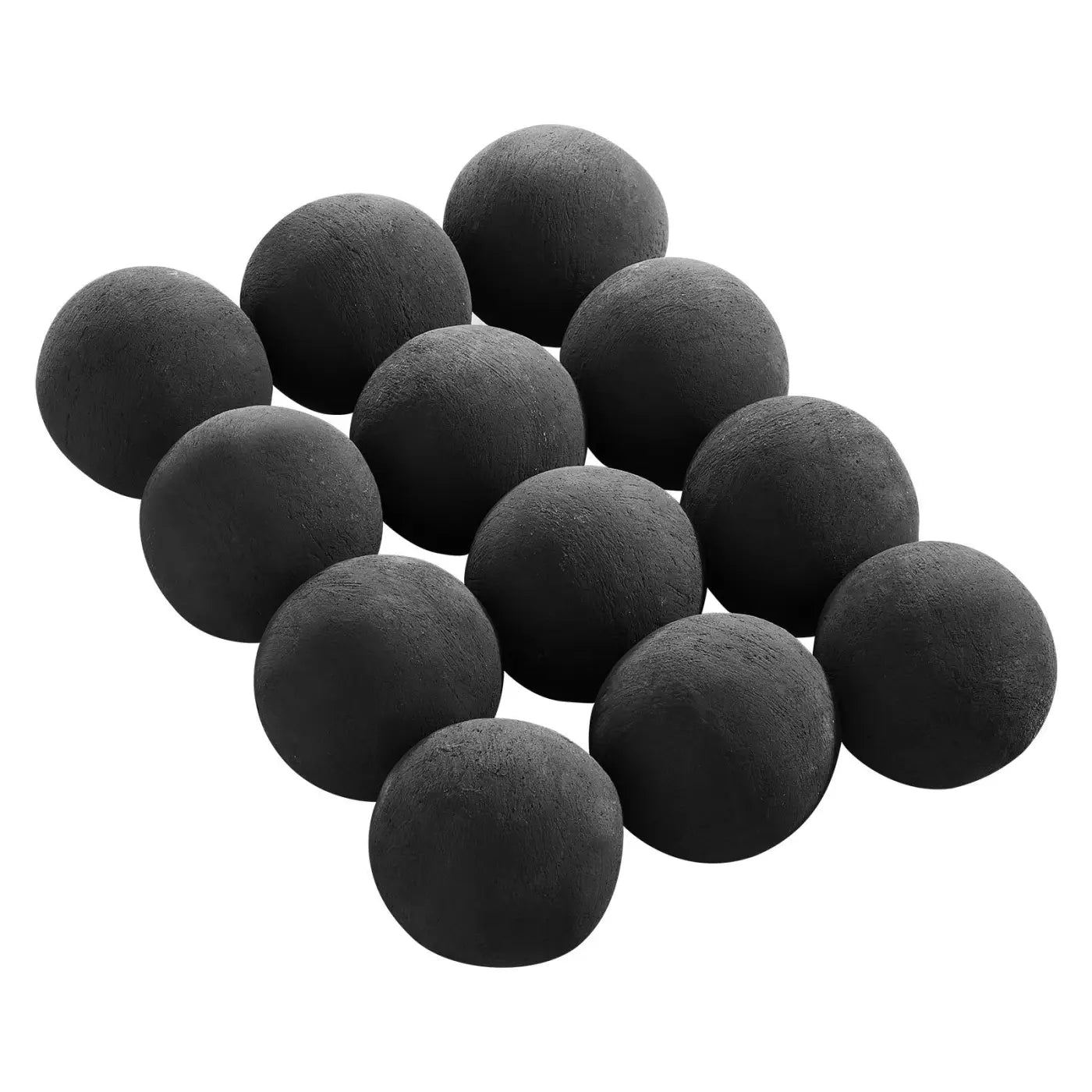 The Ball Depot bulk: 4 Inch 12 Pcs Ceramic Fire Lava BBQ Balls