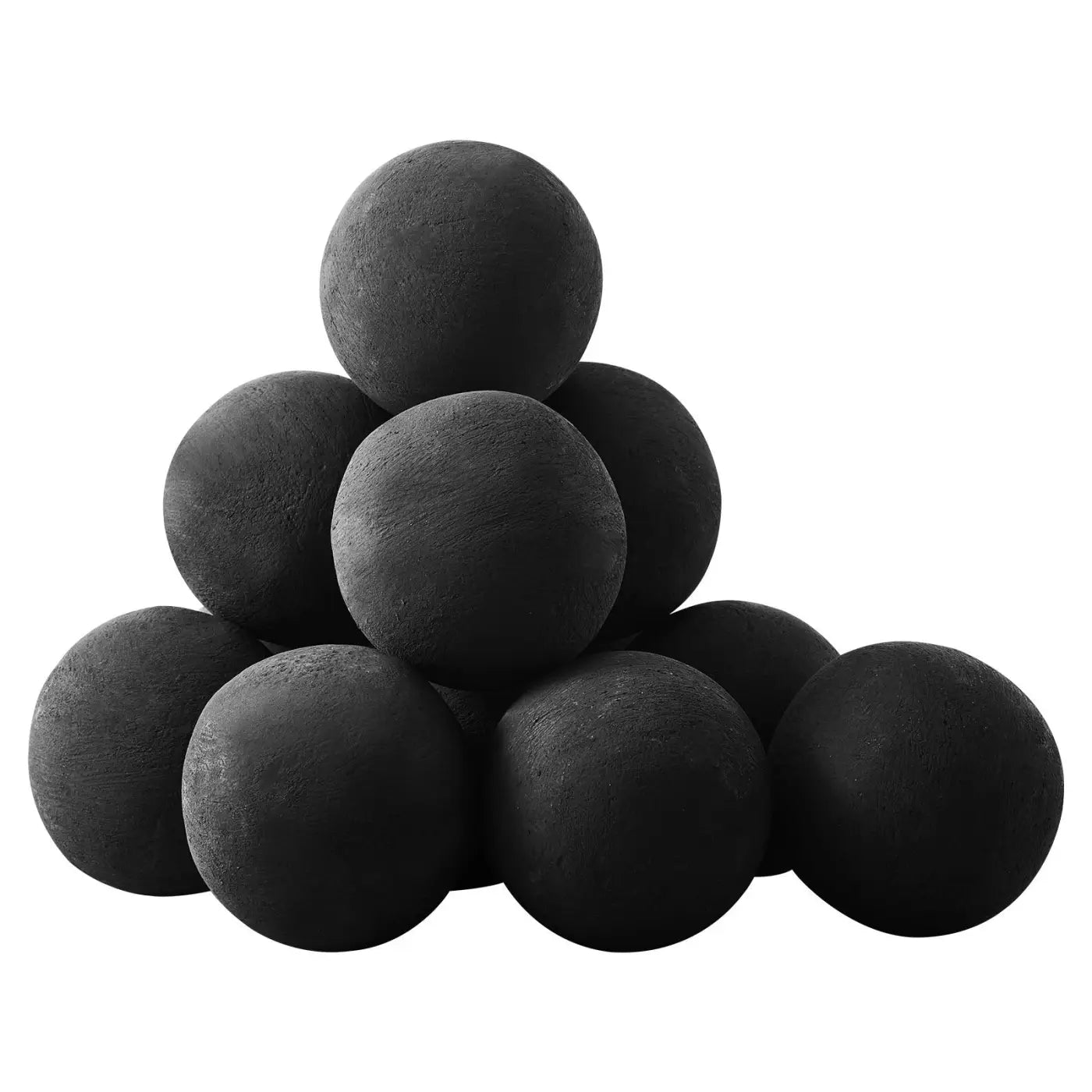 The Ball Depot bulk: 4 Inch 12 Pcs Ceramic Fire Lava BBQ Balls