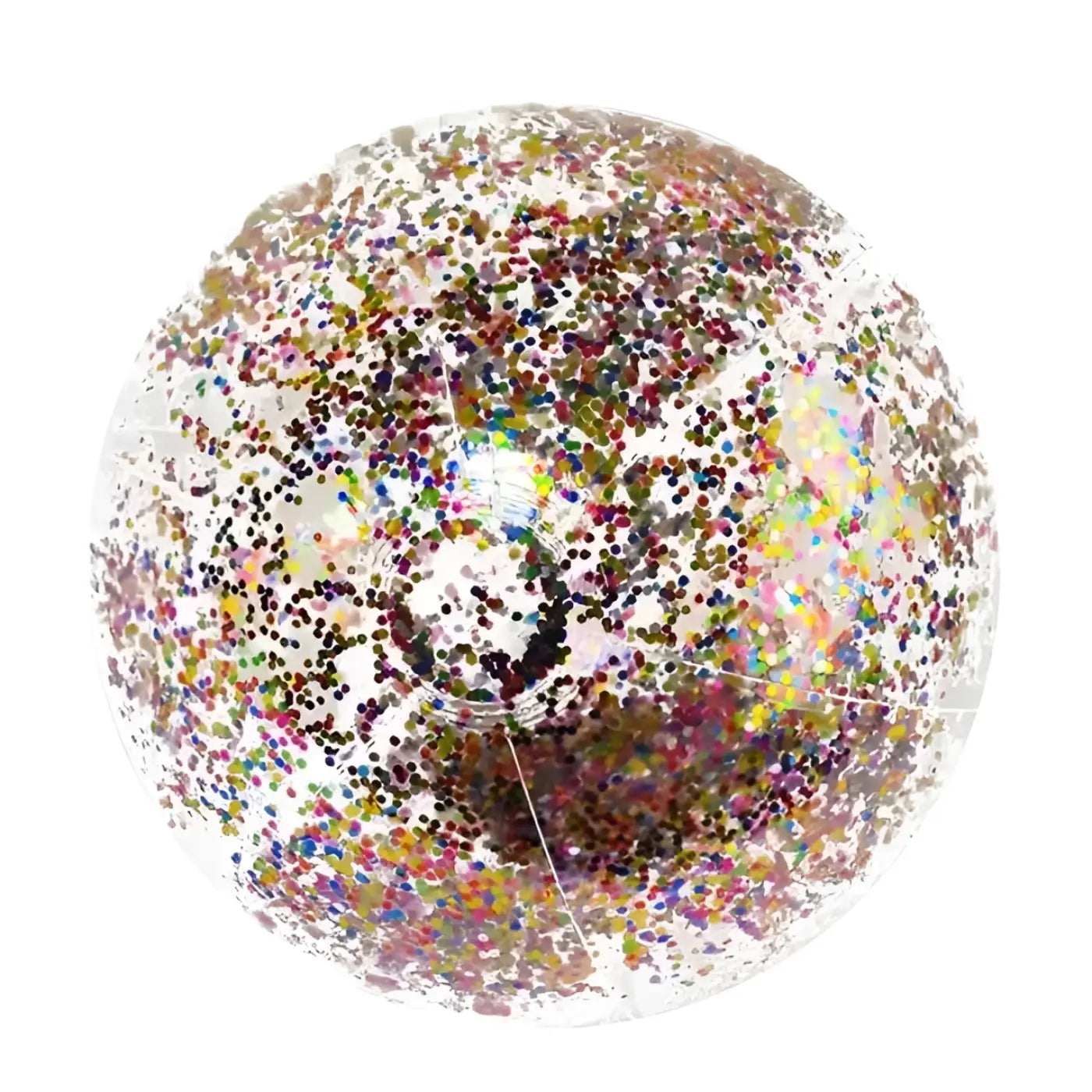 The Ball Depot beach ball: 40cm Inflatable Glitter Beach Ball