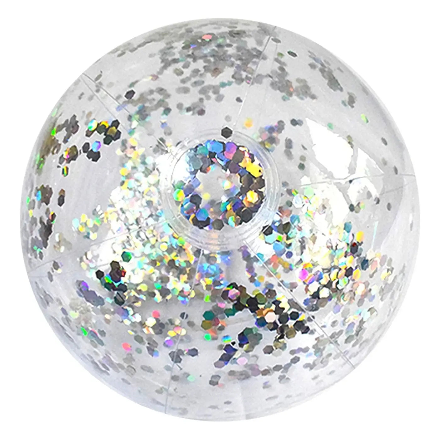 The Ball Depot beach ball: 40cm Inflatable Glitter Beach Ball